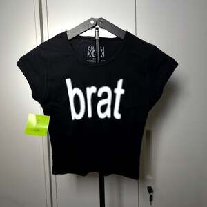 Charli XCX Brat Crop Top Tee